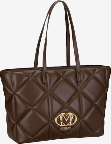 Love Moschino Shoulder Bag in Brown: front