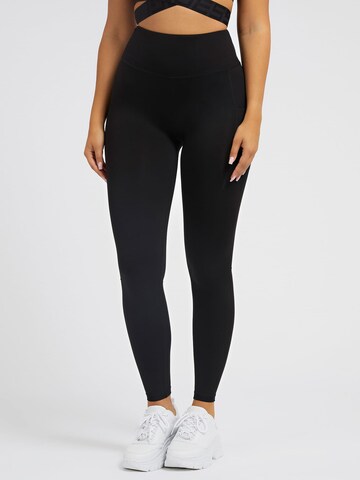 Skinny Leggings GUESS en noir : devant
