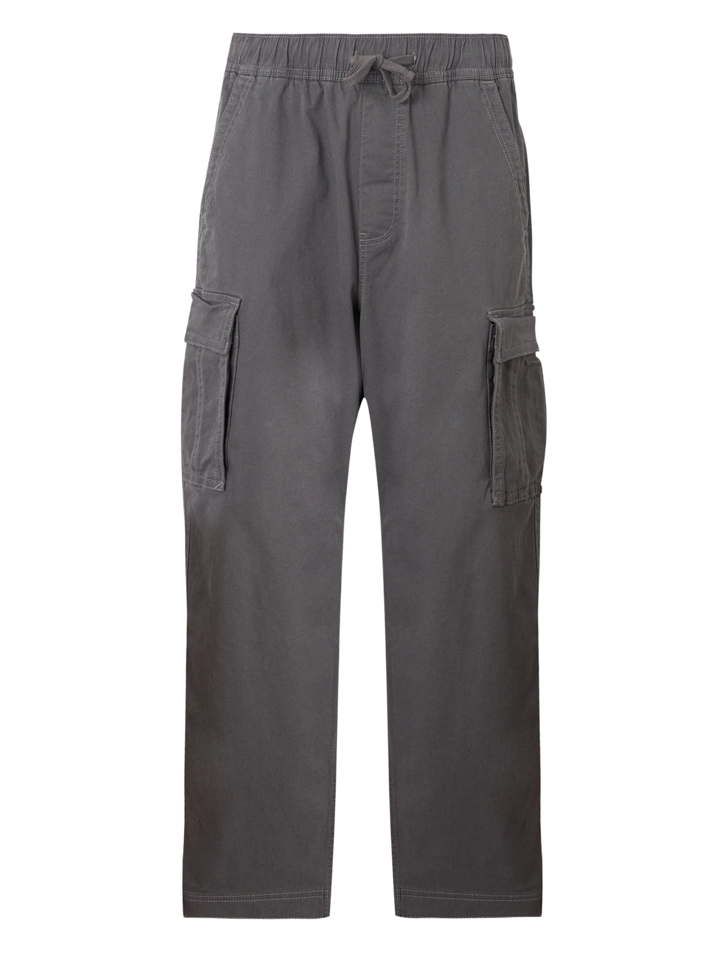 Regular Pantalon HOLLISTER en gris : devant