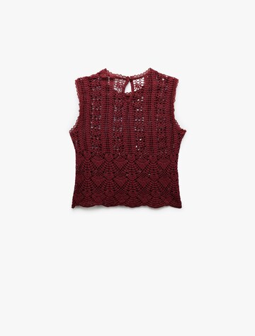 Koton Knitted Top in Red