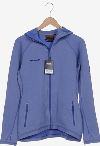 MAMMUT Sweatshirt & Zip-Up Hoodie in L in Blue: front