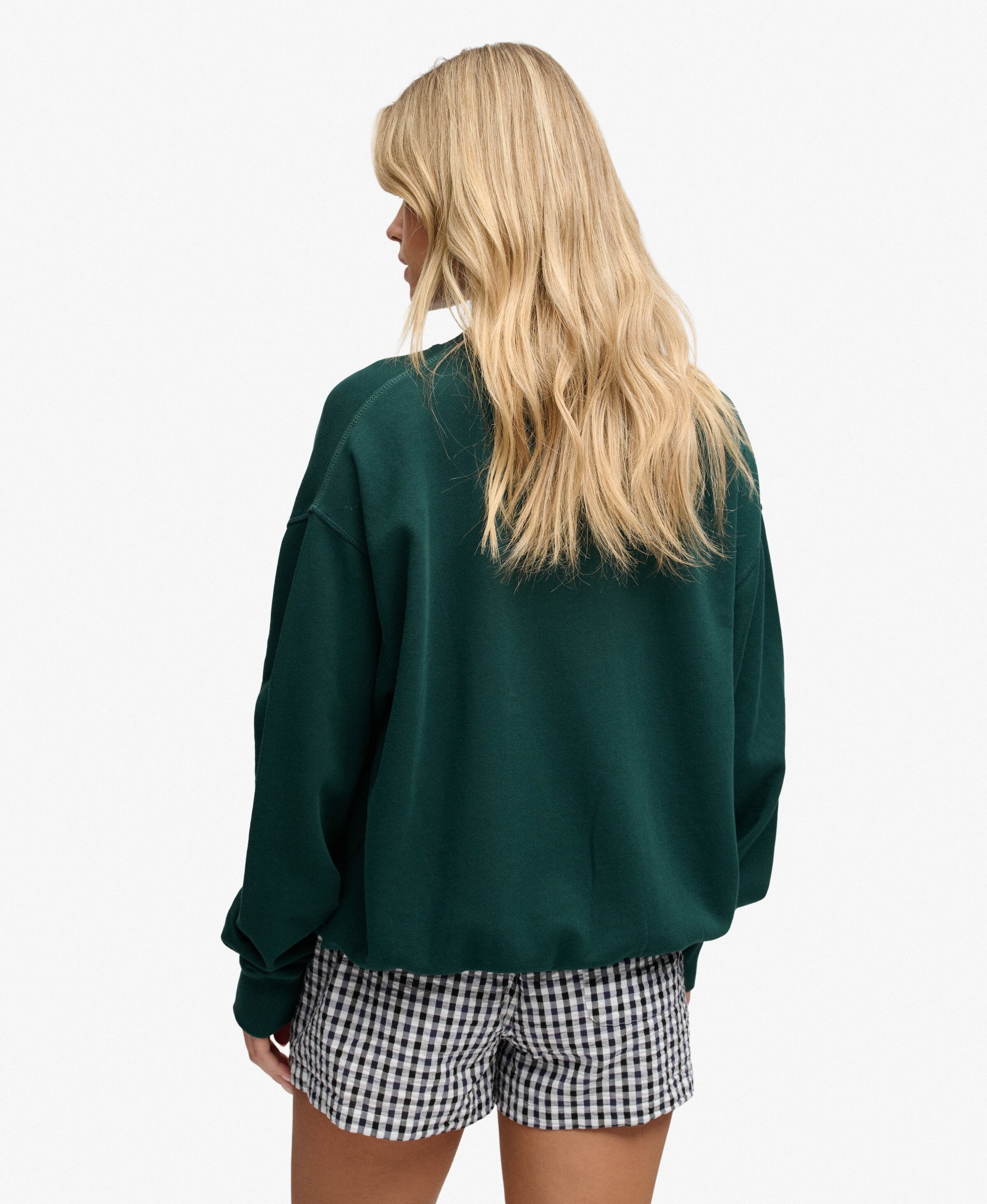 Sweat-shirt 'Heritage' Superdry & Co en vert