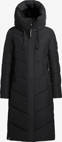 Manteau d’hiver 'Trudie' khujo en noir : devant