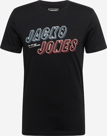 JACK & JONES Tričko 'FRIDAY' – černá: přední strana