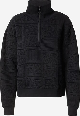 Karl Lagerfeld Sweatshirt in Zwart: voorkant
