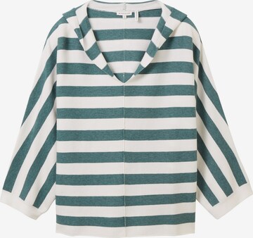 Pull-over TOM TAILOR en vert : devant