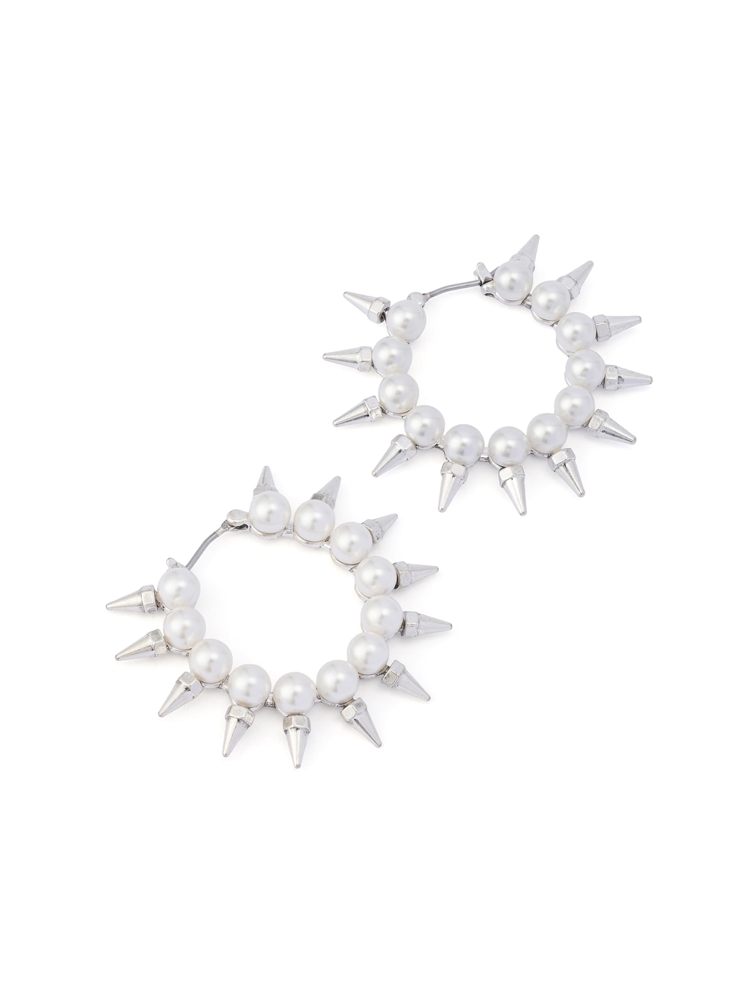 AllSaints Náušnice – stříbrná