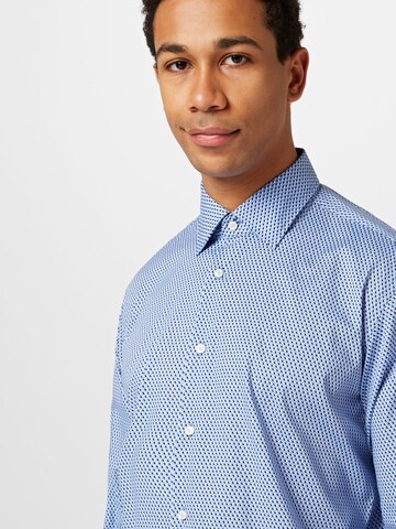 BOSS Black Regular fit Button Up Shirt 'JOE' in Blue