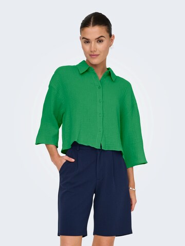 JDY Blúz 'JDYTHEIS' - zöld: elől