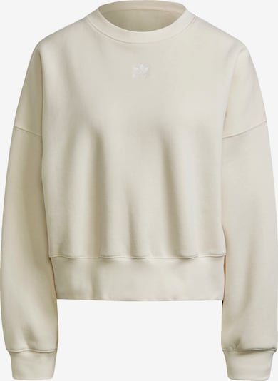 Bluză de molton ADIDAS ORIGINALS pe alb natural, Vizualizare produs