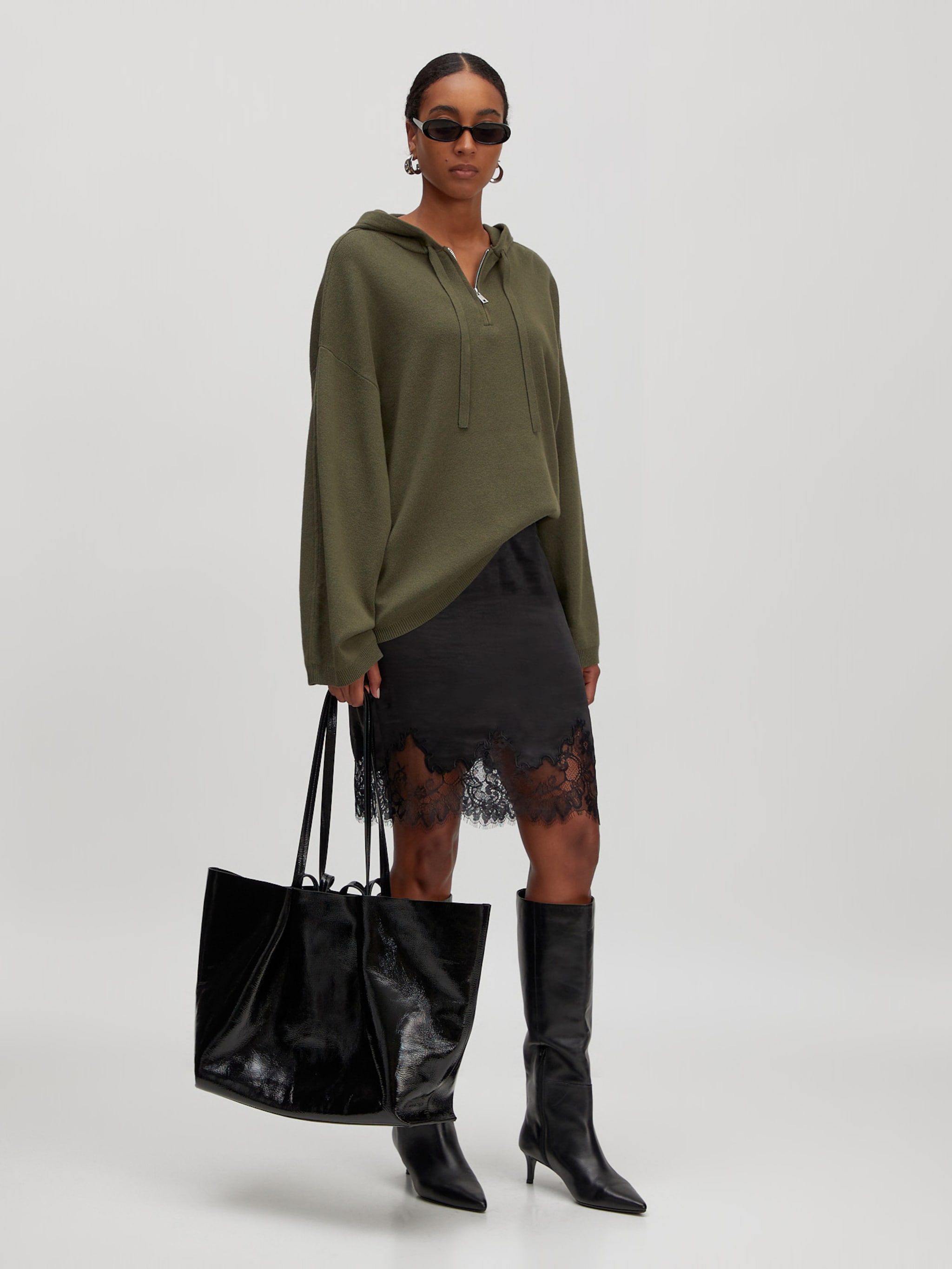 EDITED Productos Falda 'Franja' negro