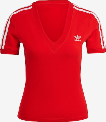 T-shirt ADIDAS ORIGINALS en rouge : devant