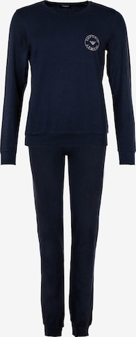 Emporio Armani Pyjama in Blauw: voorkant