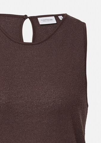 comma casual identity Gebreide top in Bruin