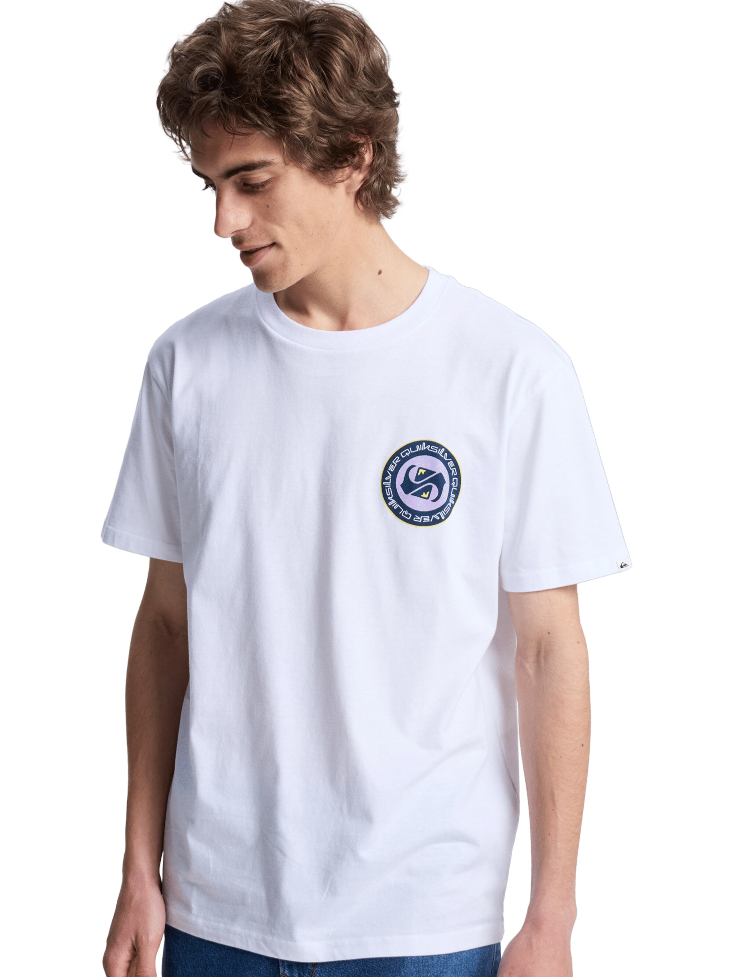QUIKSILVER T-shirt 'EV Duality' in Weiß: Vorderseite