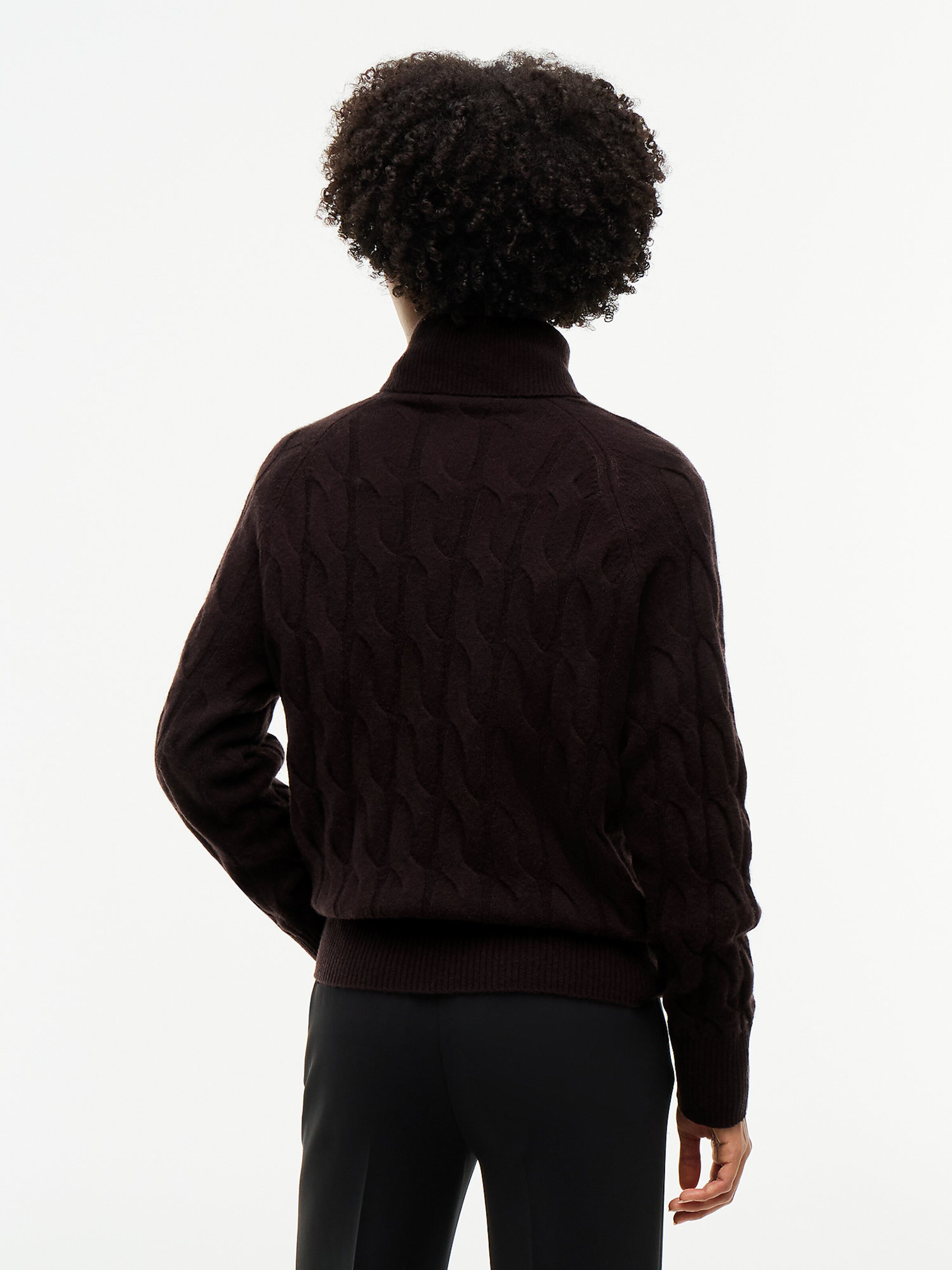 TOMMY HILFIGER Pullover in Braun