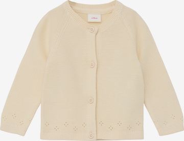 Cardigan s.Oliver en beige : devant