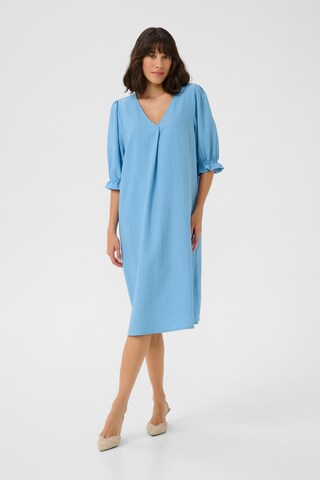Kaffe - Vestido em azul: frente