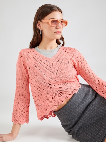 JDY Pullover 'NEW SUN' in Pink