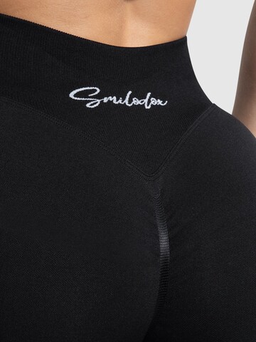 Smilodox Slimfit Leggings ' Silvia ' in Schwarz