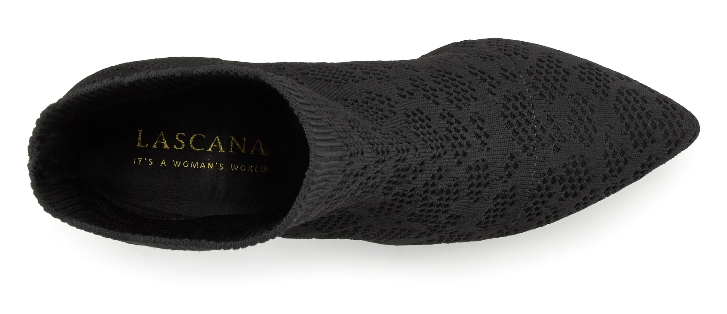 LASCANA Kotníkové boty – černá