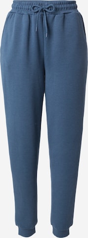 ONLY PLAY Tapered Workout Pants in Blue: front