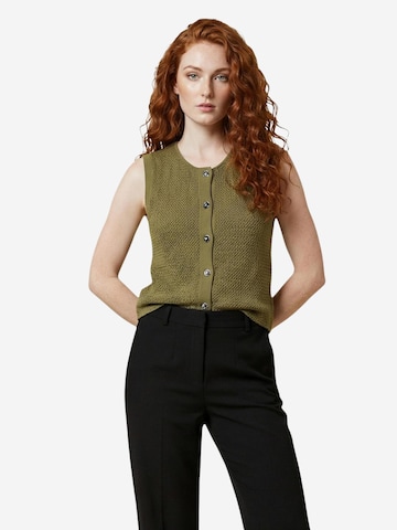 Gilet in maglia 'Jdymartha' di Jaqueline de Yong in verde: frontale