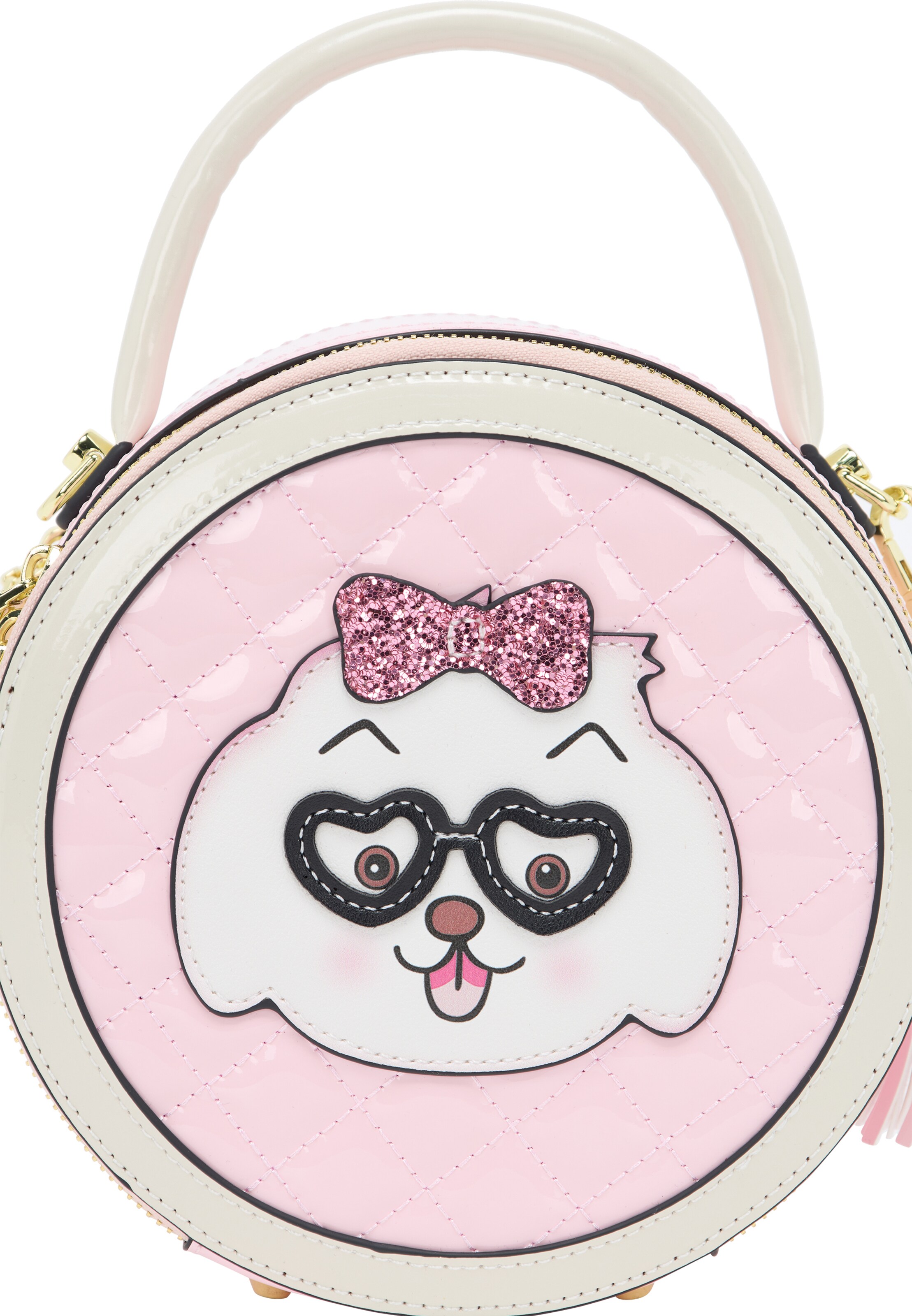 MYMO Handväska 'Pop Eyetheme' i vit