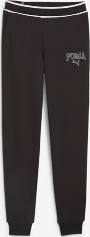 PUMA Tapered Broek 'Squad' in Zwart: voorkant