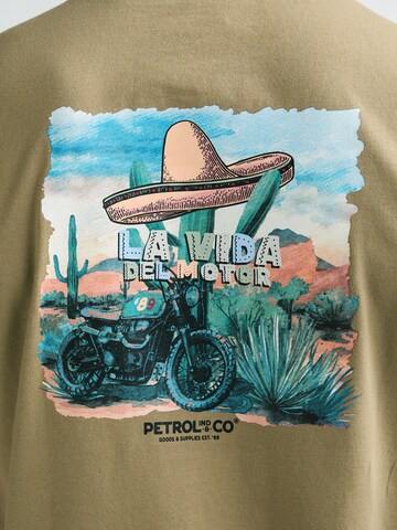 T-Shirt Petrol Industries en marron