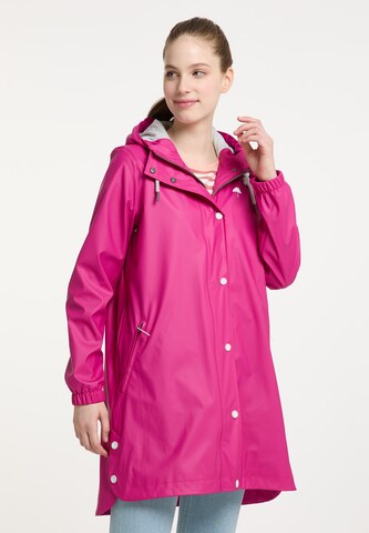 Manteau fonctionnel Schmuddelwedda en rose : devant