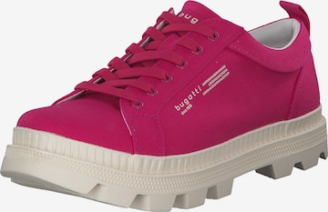 bugatti Lace-Up Shoes 'Daiquiri A6K03' in Pink: front