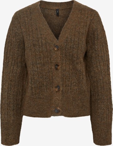 Y.A.S Cardigan 'Salum' i brun: forside