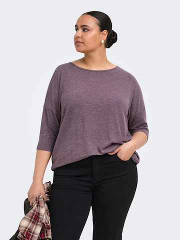 T-shirt 'CARLAMOUR' ONLY Carmakoma en violet : devant