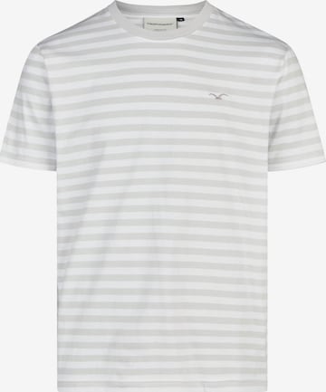 Cleptomanicx Shirt 'Ligull Stripe' in Grey: front