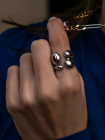 hiBALI Ring 'Chunky' in Silver