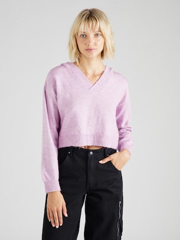 ABOUT YOU Sweater 'Carola' in Pink: front