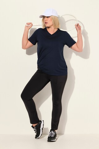 Ulla Popken Regular Broek in Zwart