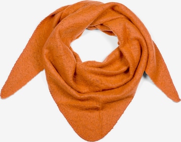 styleBREAKER Tuch 'Strick Dreiecktuch meliert' in Orange: Vorderseite
