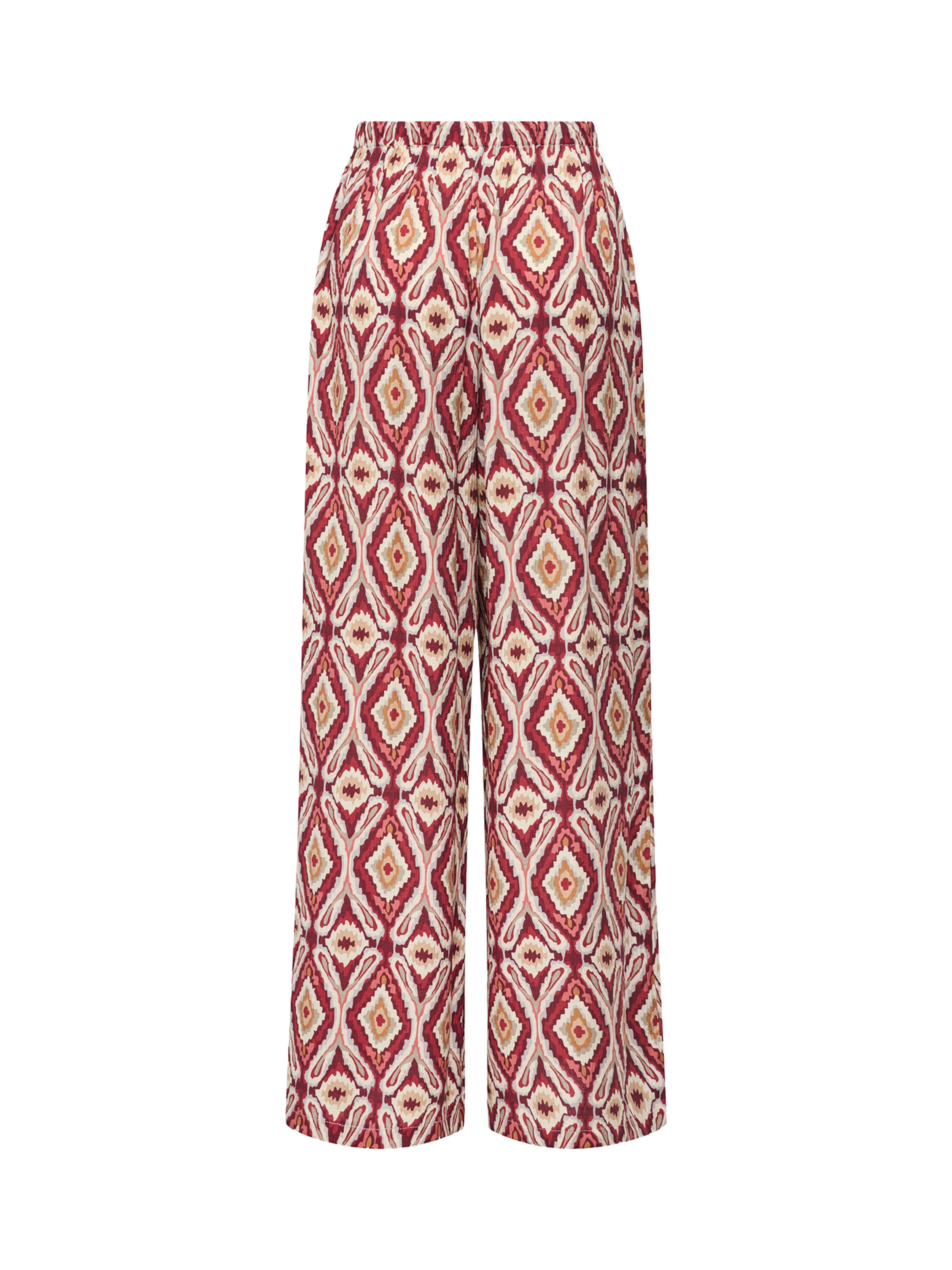 ONLY - Pierna ancha Pantalón 'ONLGINI MIKASI' en rojo
