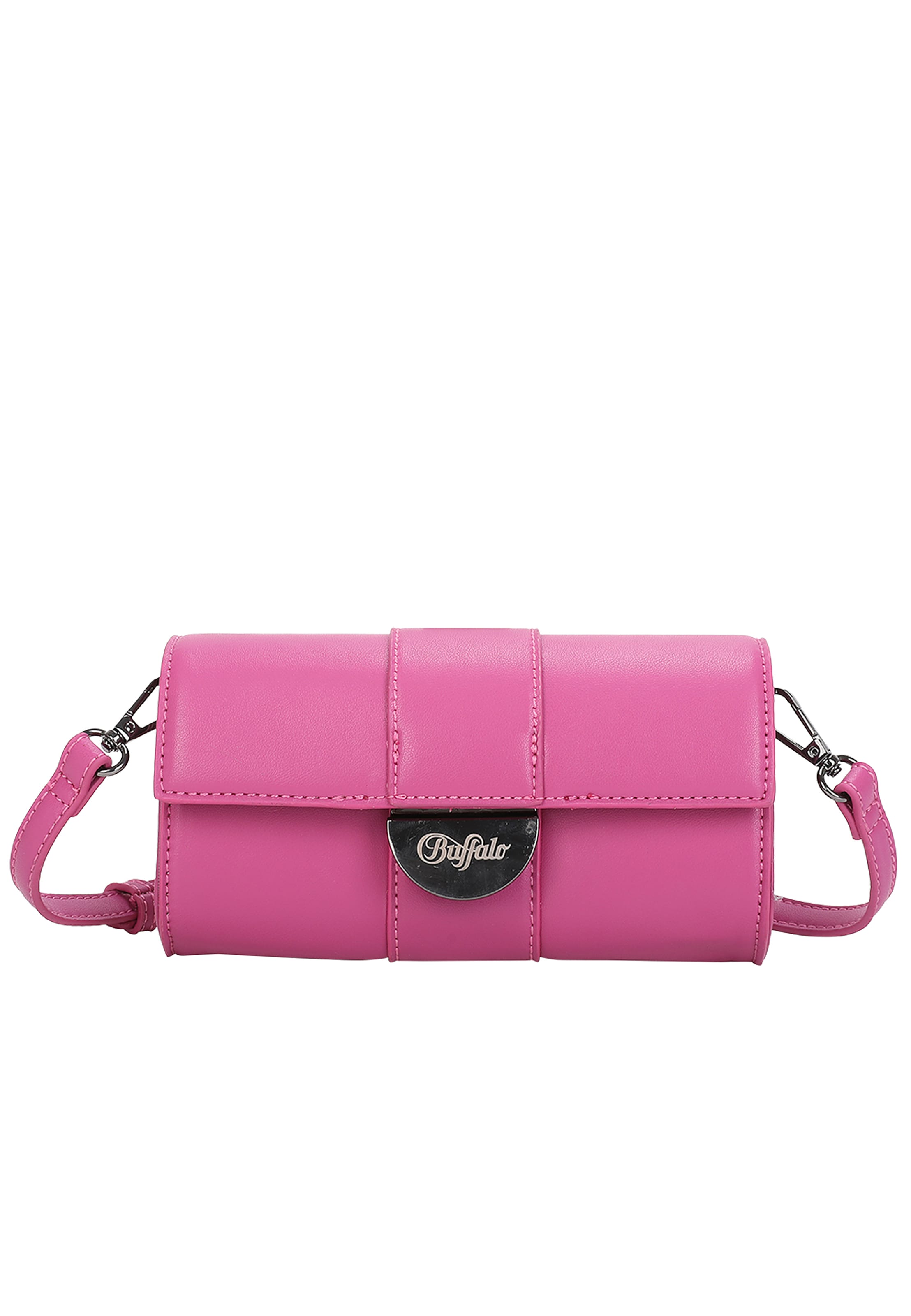 BUFFALO Clutch 'Curve Night' in Pink: front
