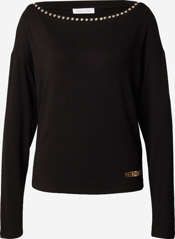 PATRIZIA PEPE Sweatshirt in Zwart: voorkant