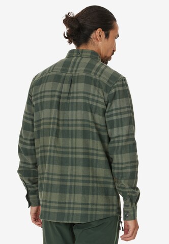 Whistler Regular fit Athletic Button Up Shirt 'Flannel' in Green