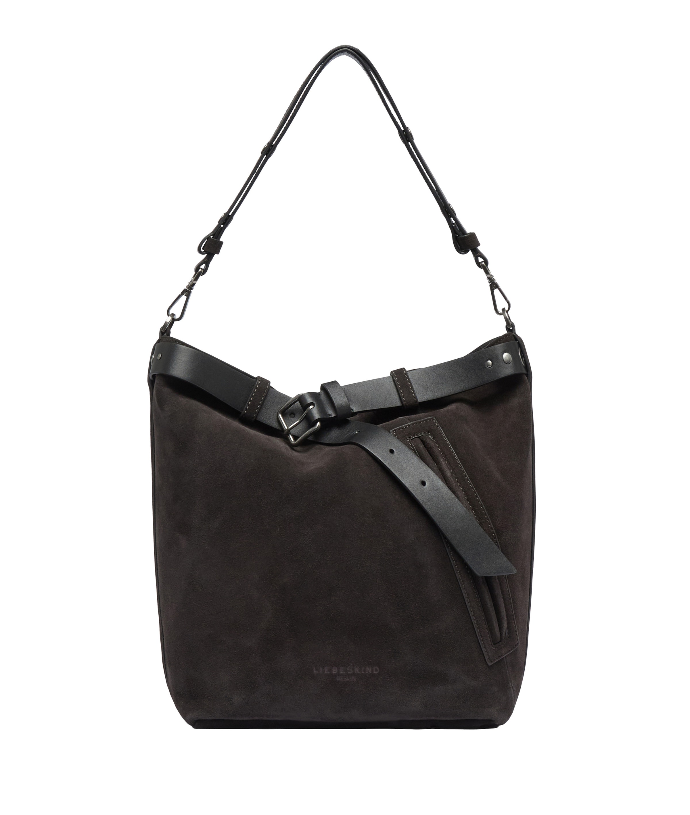 Liebeskind Berlin Schultertasche in One Size in dunkelbraun / schwarz, Produktansicht