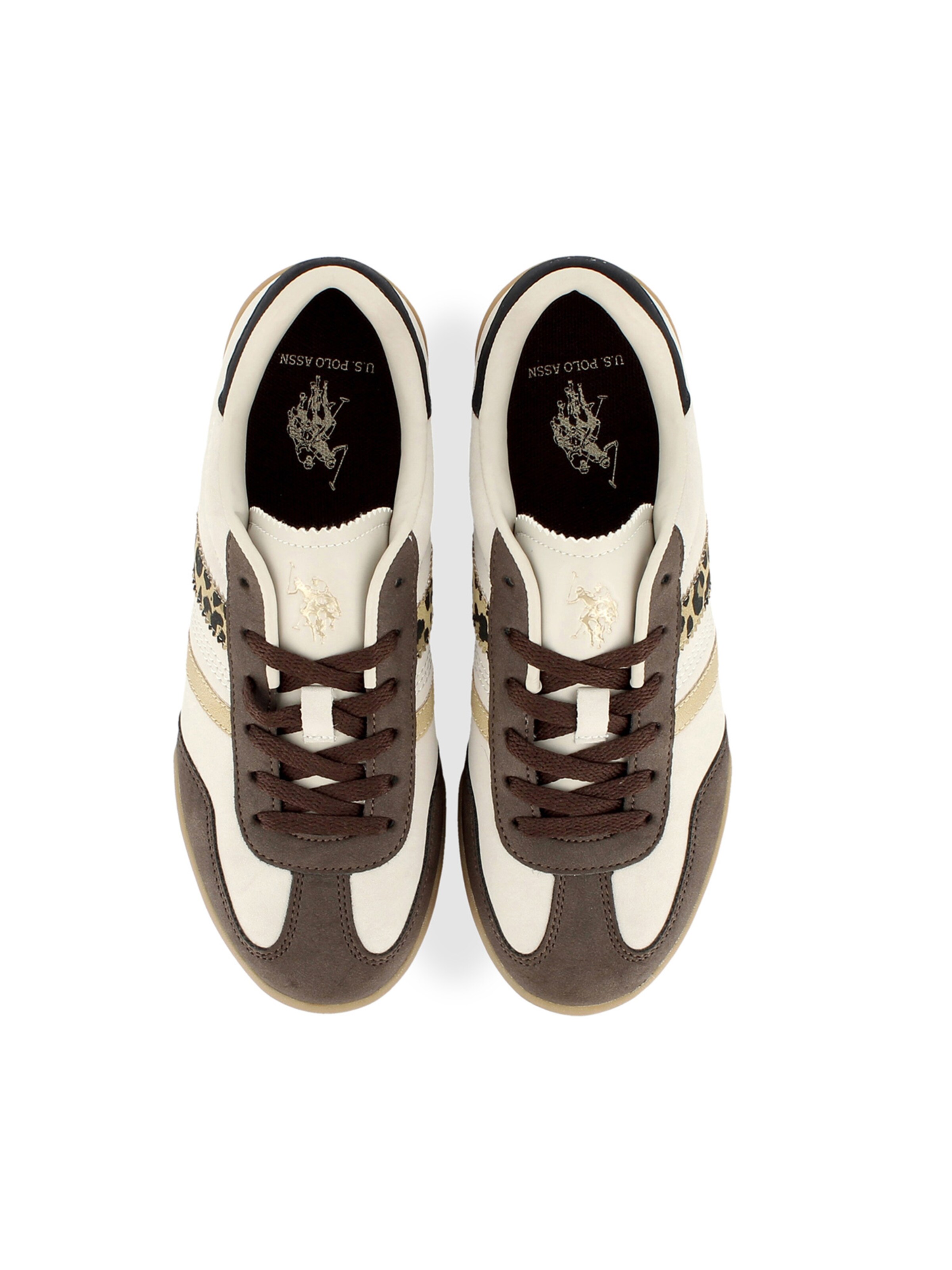 Baskets basses 'Jazz' US POLO ASSN. en beige