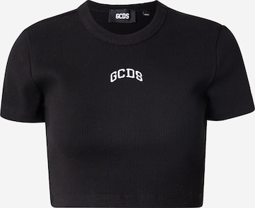 juoda GCDS Marškinėliai: priekis