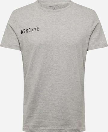 AÉROPOSTALE T-shirt 'NYC' i grå: framsida