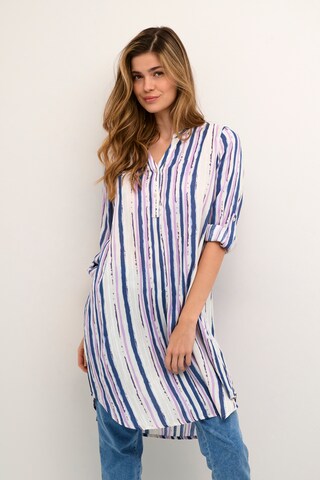 Kaffe Shirt Dress in Mixed colors: front