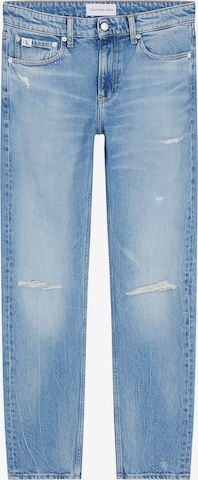 Calvin Klein Jeans Slimfit Jeans in Blauw: voorkant