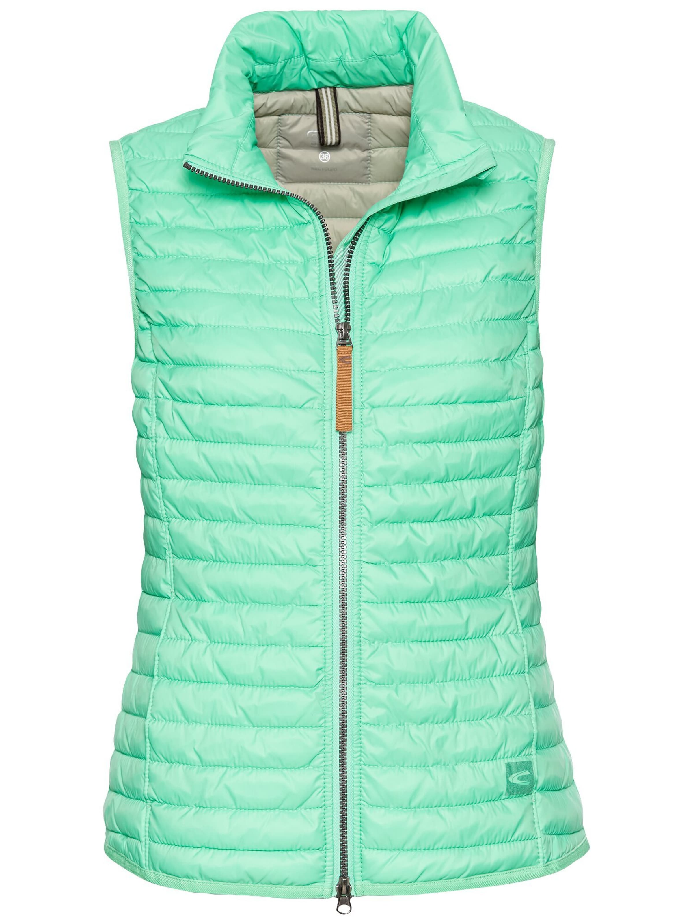 CAMEL ACTIVE Steppweste mit reflektierenden Details in Grün: Vorderseite